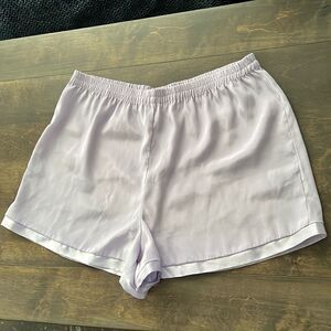 Victoria’s Secret vintage satin lilac PJ Shorts sleepwear Sz- Small